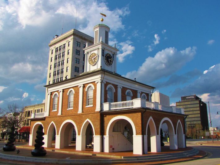 the Market House in Fayetteville, North Carolina
